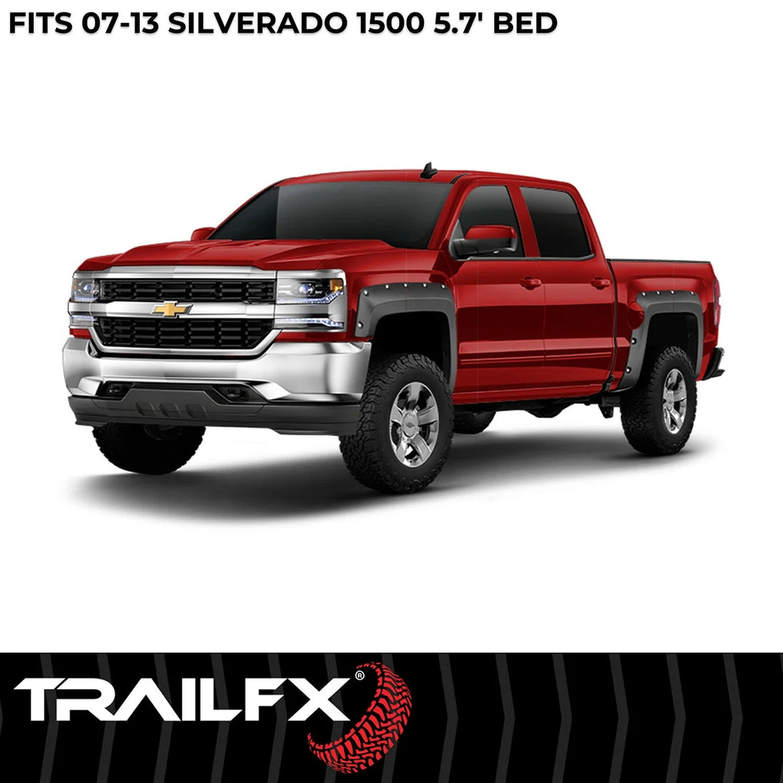 TrailFX With Polished Stainless And Black Steel Rivets/ Stainless Hardware Kit TFC3003S - Installation View