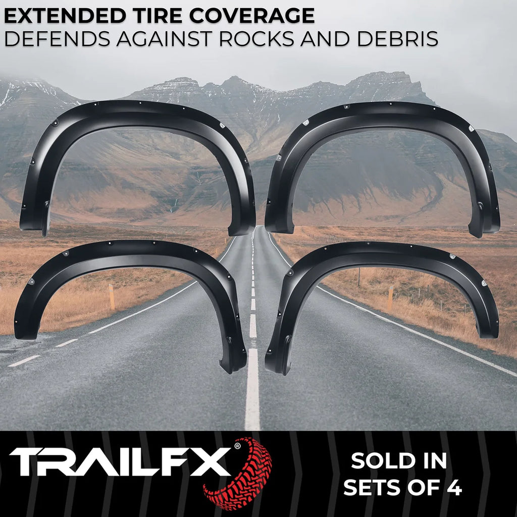 TrailFX With Polished Stainless And Black Steel Rivets/ Stainless Hardware Kit TFC3005S - Side View