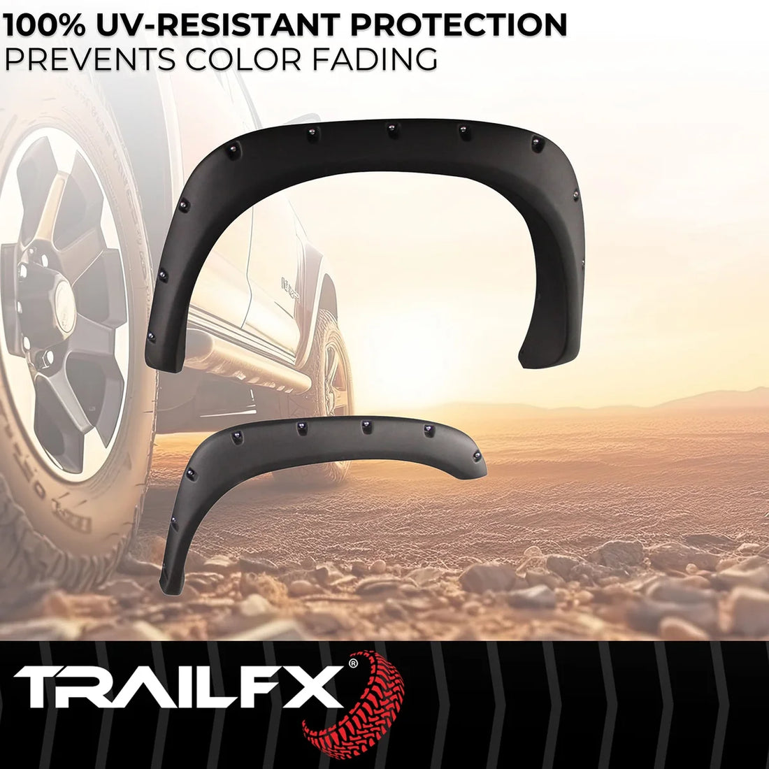 TrailFX With Polished Stainless And Black Steel Rivets/ Stainless Hardware Kit TFD3001S - Additional View 5