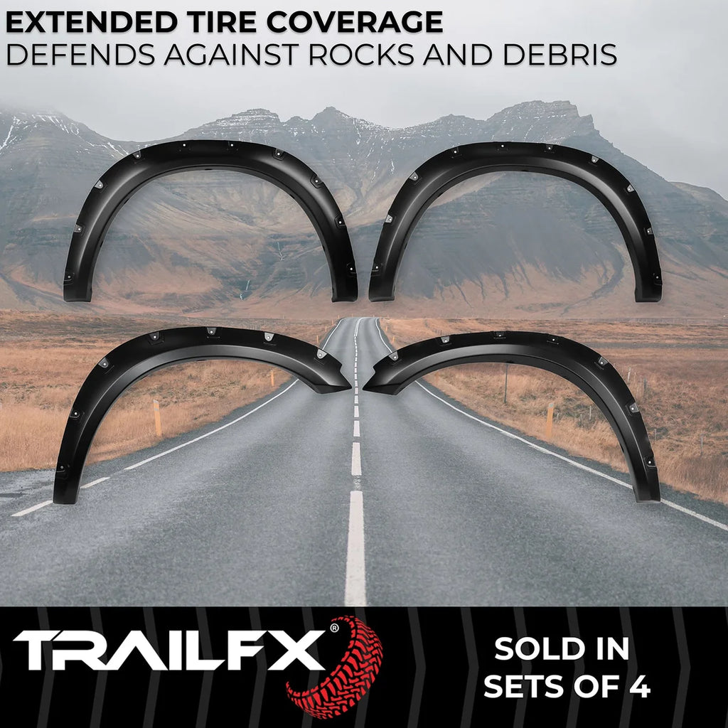TrailFX With Polished Stainless And Black Steel Rivets/ Stainless Hardware Kit TFD3002S - Side View