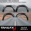 Load image into Gallery viewer, TrailFX With Polished Stainless And Black Steel Rivets/ Stainless Hardware Kit TFD3005S - Back View
