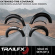Load image into Gallery viewer, TrailFX With Polished Stainless And Black Steel Rivets/ Stainless Hardware Kit TFF3002S - Side View