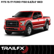 Load image into Gallery viewer, TrailFX With Polished Stainless And Black Steel Rivets/ Stainless Hardware Kit TFF3003S - Installation View