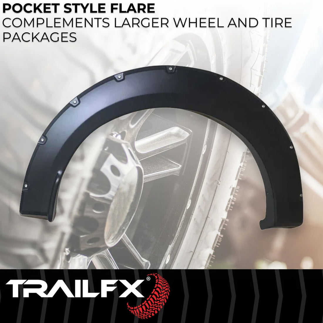 TrailFX With Polished Stainless And Black Steel Rivets/ Stainless Hardware Kit TFF3003S - Additional View 5