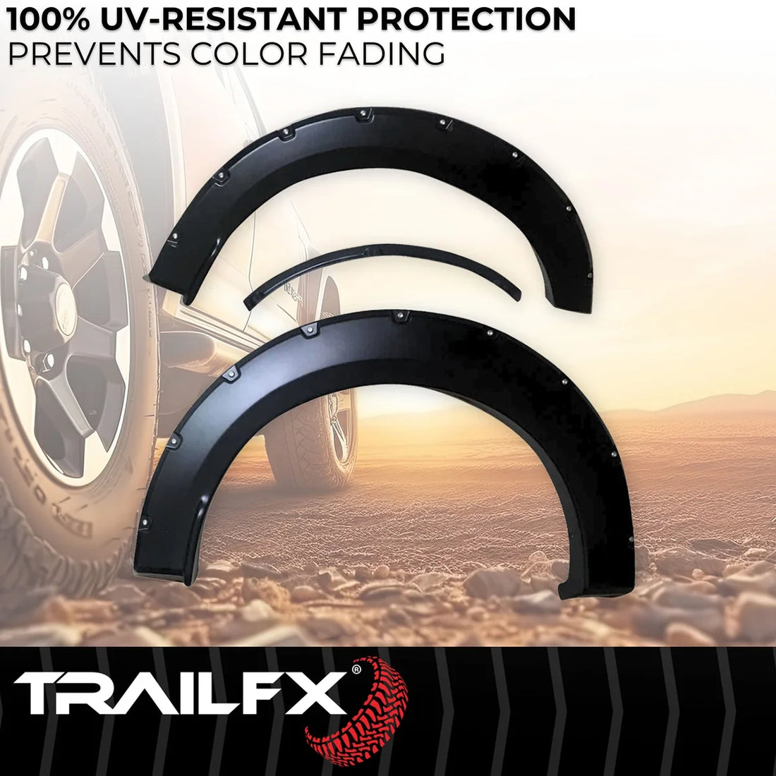 TrailFX With Polished Stainless And Black Steel Rivets/ Stainless Hardware Kit TFF3003S - Additional View 6