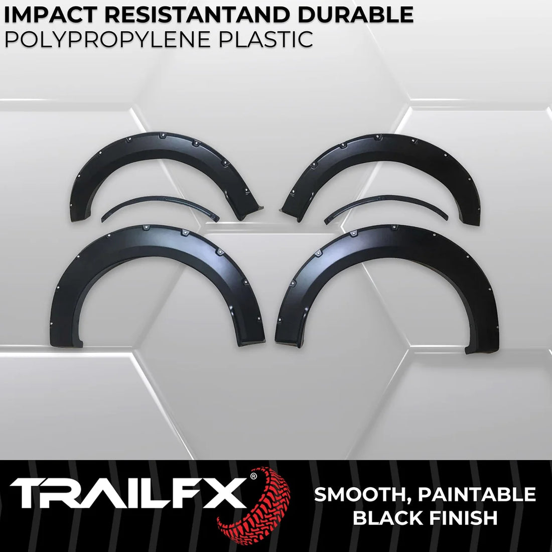 TrailFX With Polished Stainless And Black Steel Rivets/ Stainless Hardware Kit TFF3003S - Additional View 7