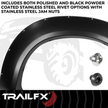 Load image into Gallery viewer, TrailFX With Polished Stainless And Black Steel Rivets/ Stainless Hardware Kit TFF3005S - Main Product View