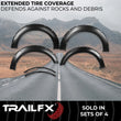 Load image into Gallery viewer, TrailFX With Polished Stainless And Black Steel Rivets/ Stainless Hardware Kit TFF3006S - Side View