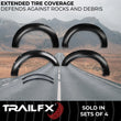 Load image into Gallery viewer, TrailFX With Polished Stainless And Black Steel Rivets/ Stainless Hardware Kit TFF3007S - Side View