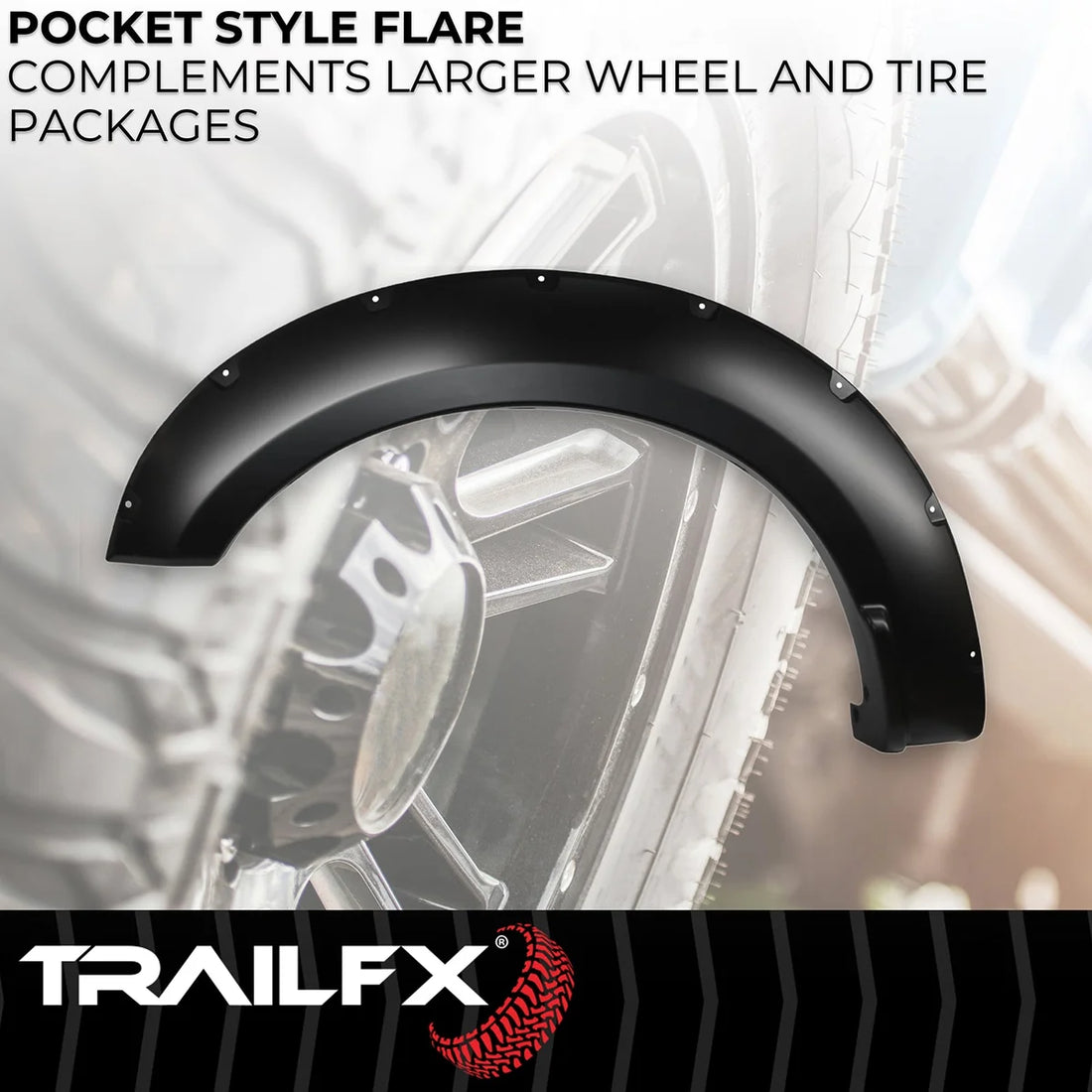 TrailFX With Polished Stainless And Black Steel Rivets/ Stainless Hardware Kit TFF3007S - Additional View 5