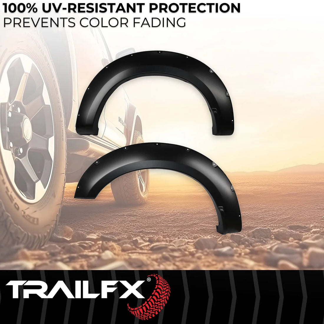 TrailFX With Polished Stainless And Black Steel Rivets/ Stainless Hardware Kit TFF3007S - Additional View 6