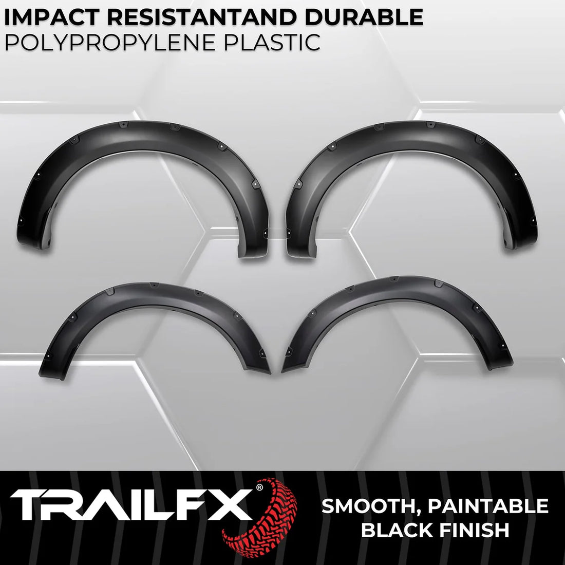 TrailFX With Polished Stainless And Black Steel Rivets/ Stainless Hardware Kit TFF3008S - Additional View 7