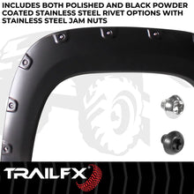 Load image into Gallery viewer, TrailFX With Polished Stainless And Black Steel Rivets/ Stainless Hardware Kit TFG3001S - Side View