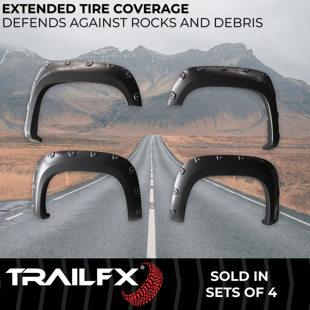 TrailFX With Polished Stainless And Black Steel Rivets/ Stainless Hardware Kit TFG3001S - Back View