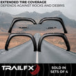 Load image into Gallery viewer, TrailFX With Polished Stainless And Black Steel Rivets/ Stainless Hardware Kit TFT3002S - Side View