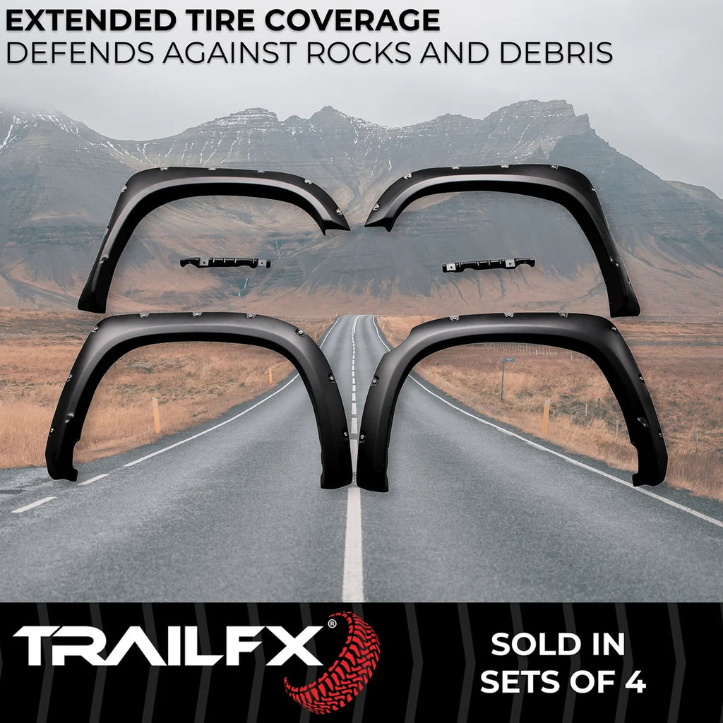TrailFX With Polished Stainless And Black Steel Rivets/ Stainless Hardware Kit TFT3002S - Side View