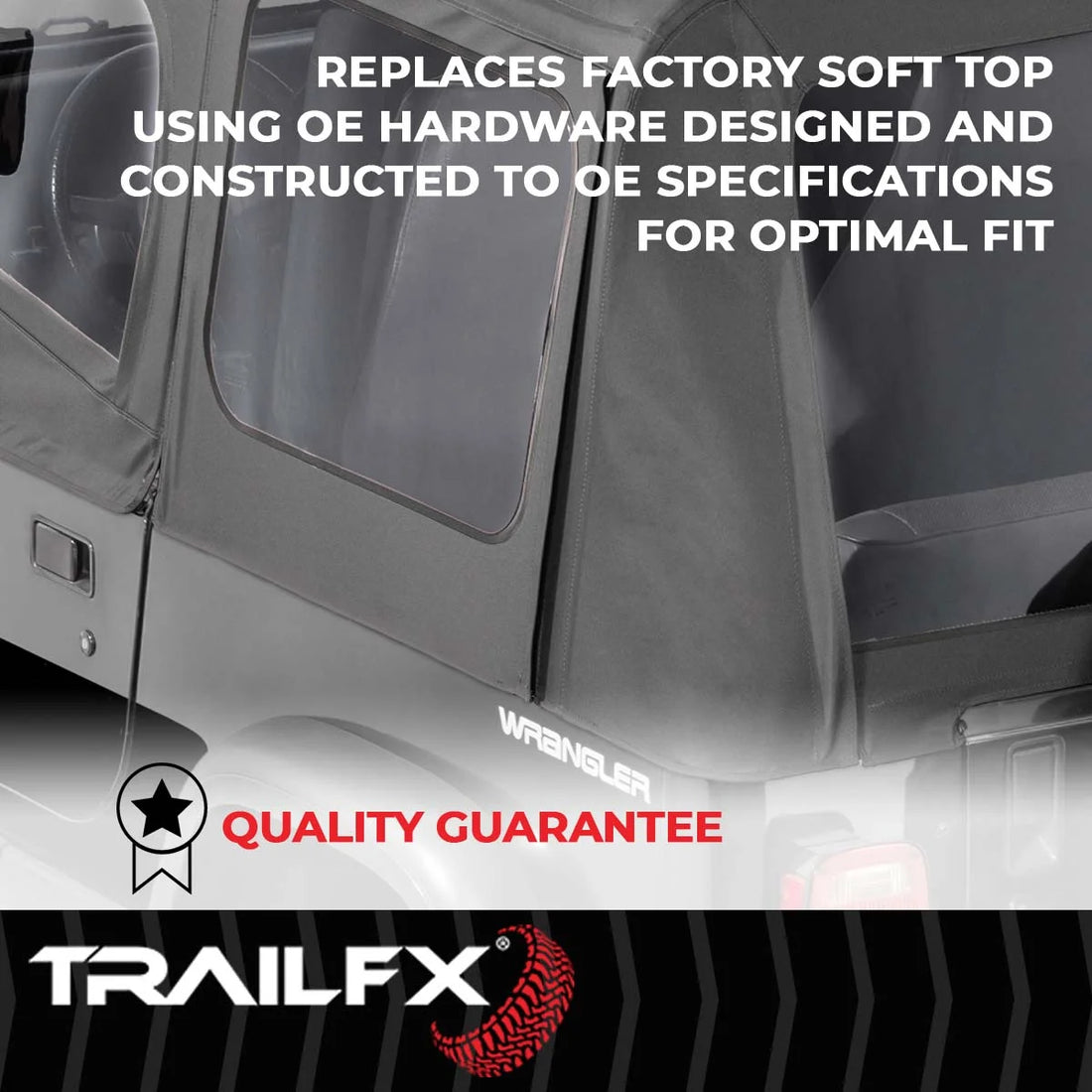 TrailFX With Soft Top Door Skin JTOE001 - Top View