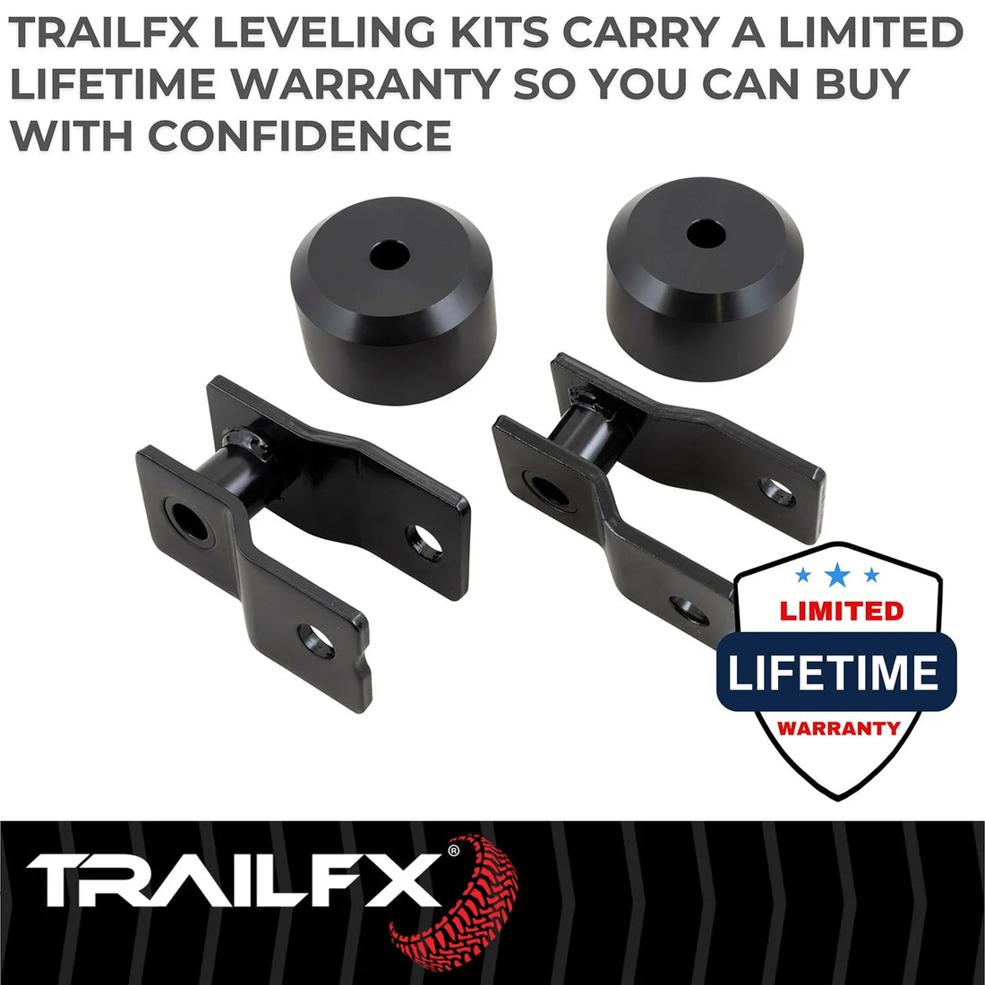 TrailFX With Spacers/ Installation Hardware F20LL4 - Kit Contents