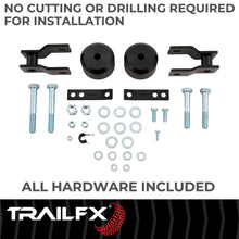 Load image into Gallery viewer, TrailFX With Spacers/ Installation Hardware F20LL4 - Kit Contents