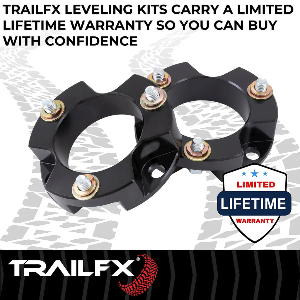 TrailFX With Spacers/ Installation Hardware F25LL5 - Kit Contents