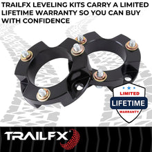 Load image into Gallery viewer, TrailFX With Spacers/ Installation Hardware F25LL5 - Kit Contents