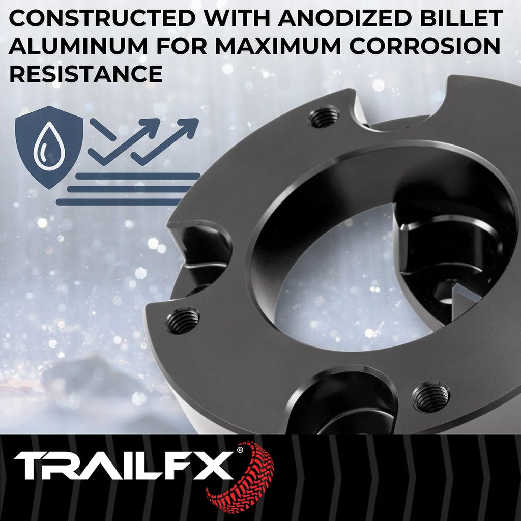 TrailFX With Spacers/ Installation Hardware F25LL5 - Kit Contents