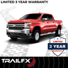 Load image into Gallery viewer, TrailFX With Step Pads 4 In Oval Straight Pol Stainless Steel With Welded End Caps Rocke A1542S - Side View