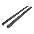 Load image into Gallery viewer, TrailFX With Step Pads 4 In Trapezoidal Straight Powder Coated Titanium Black Steel With A4016B - Main Product View