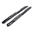 Load image into Gallery viewer, TrailFX With Step Pads 5 In Oval Bent Powder Coated Black Steel With Welded End Caps Roc A7086B - Main Product View