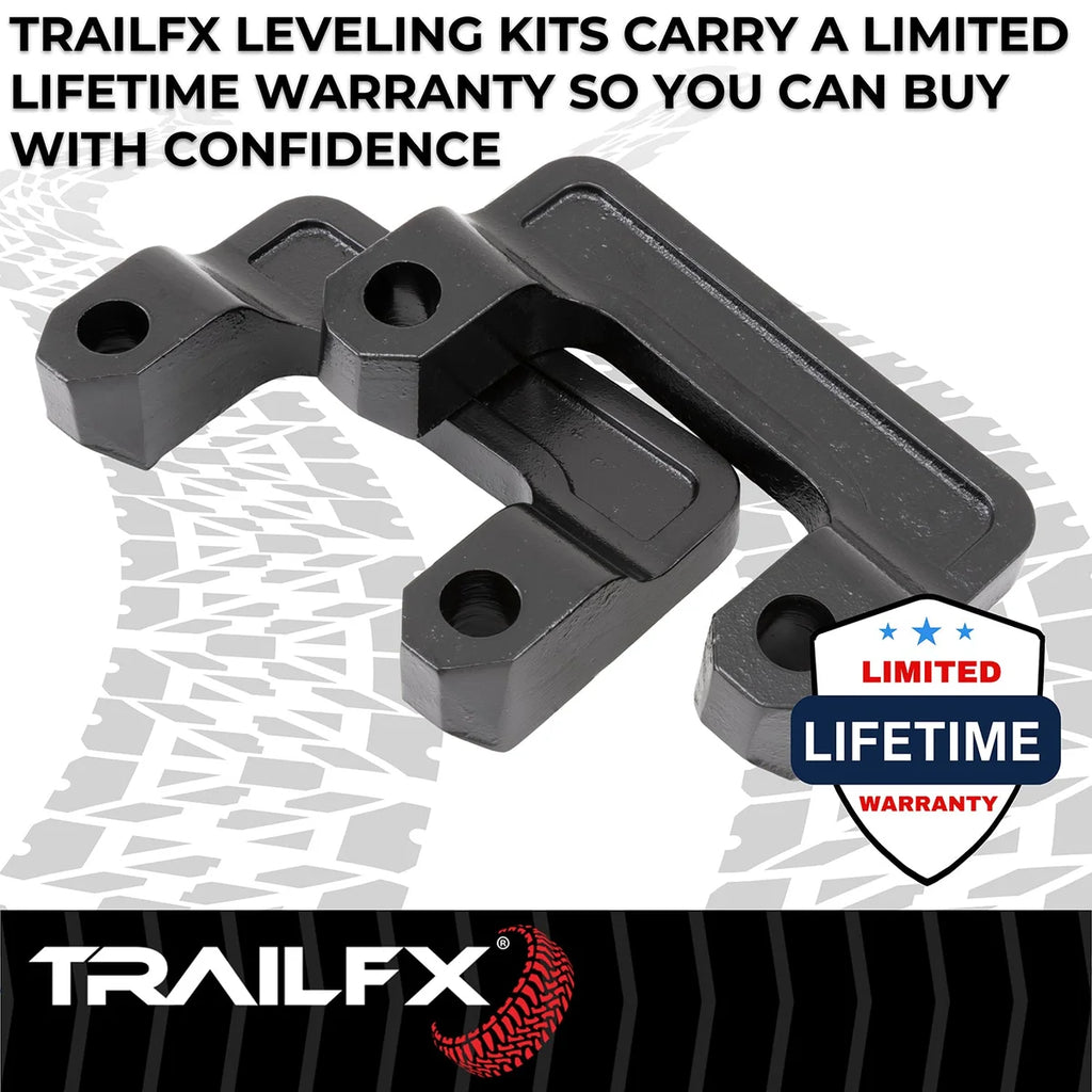 TrailFX With Strut Spacers And Installation Hardware G20LL5 - Kit Contents
