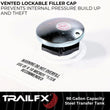 Load image into Gallery viewer, TrailFX With Vented Lockable Cap (Cap Locks With Padlock - Not Included) 21098SW - Additional View 5