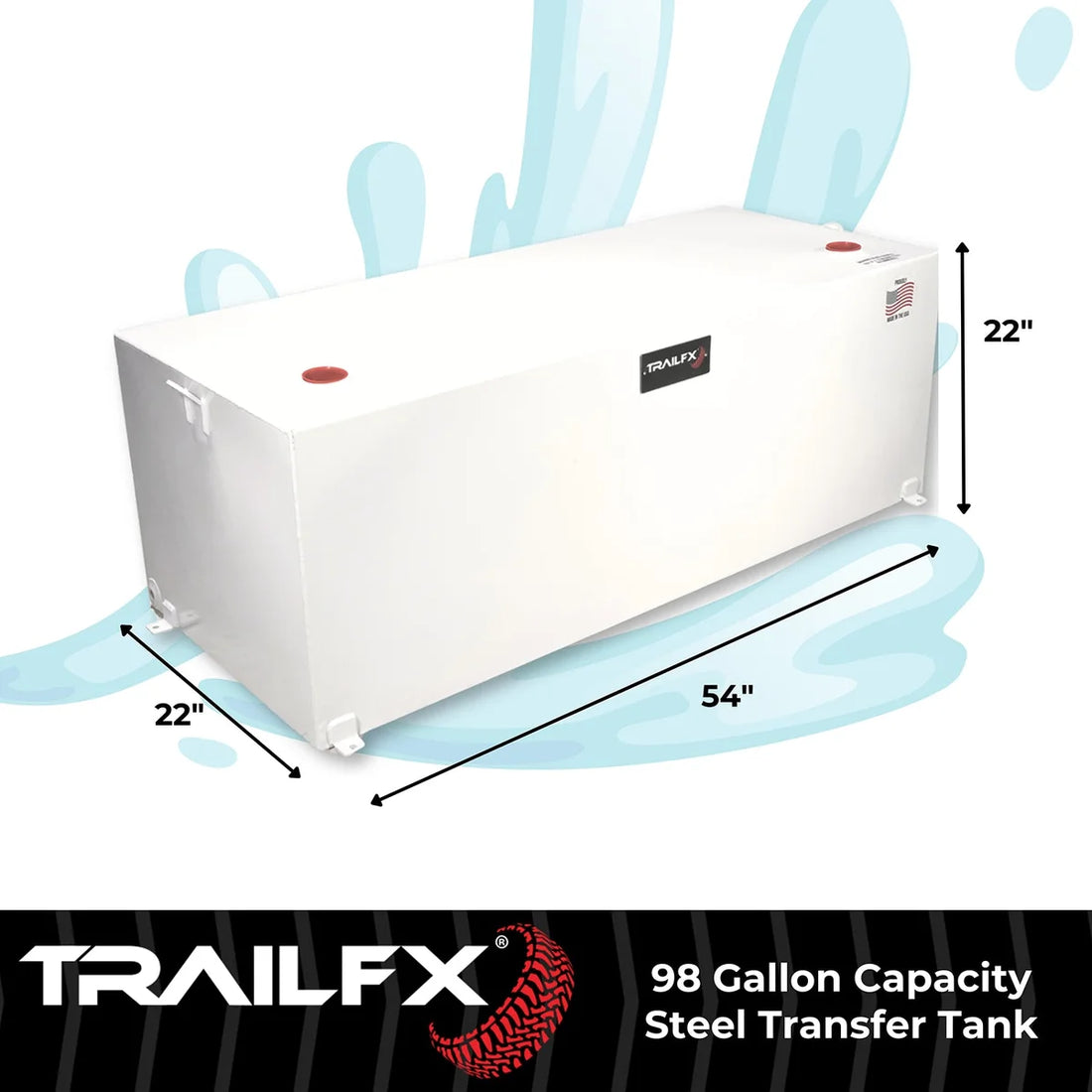 TrailFX With Vented Lockable Cap (Cap Locks With Padlock - Not Included) 21098SW - Additional View 6