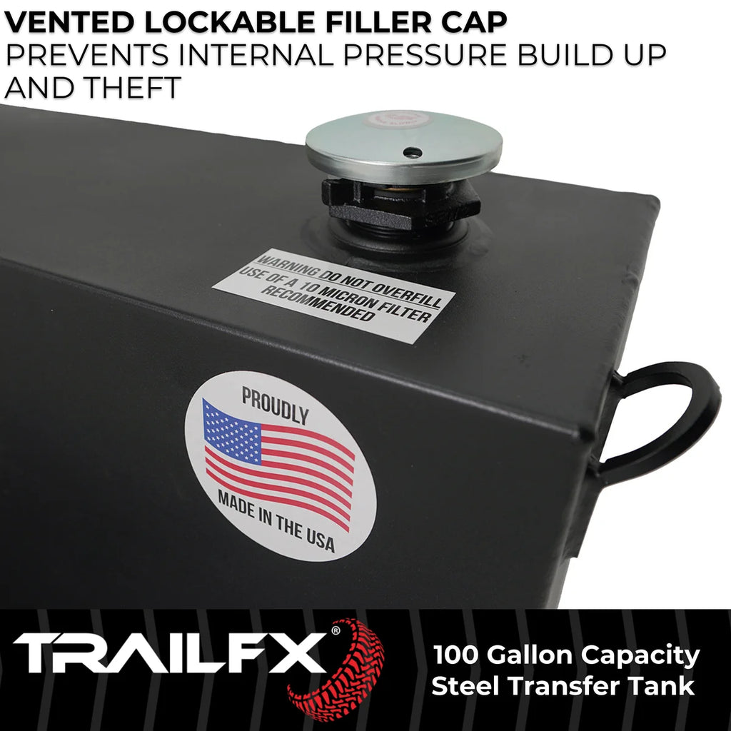 TrailFX With Vented Lockable Cap (Cap Locks With Padlock - Not Included) 21110SB - Additional View 5
