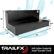 Load image into Gallery viewer, TrailFX With Vented Lockable Cap (Cap Locks With Padlock - Not Included) 21110SB - Additional View 6