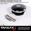 Load image into Gallery viewer, TrailFX With Vented Lockable Cap (Cap Locks With Padlock - Not Included) 21110SW - Additional View 5
