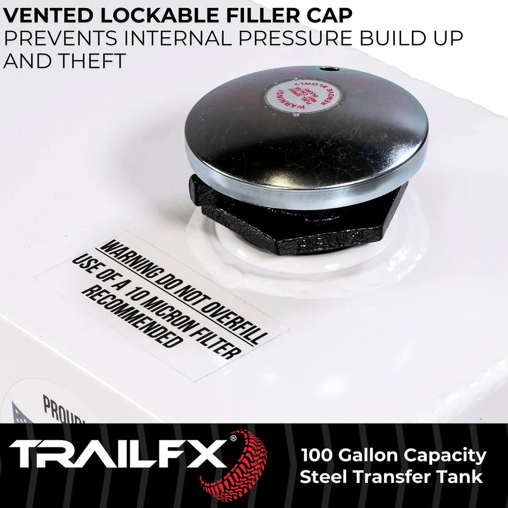 TrailFX With Vented Lockable Cap (Cap Locks With Padlock - Not Included) 21110SW - Additional View 5