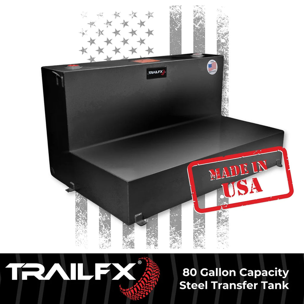 TrailFX With Vented Lockable Cap (Cap Locks With Padlock - Not Included) 21180SB - Side View