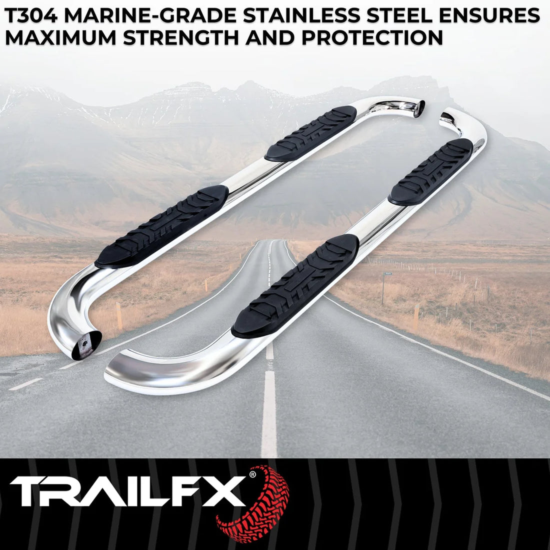 TrailFX With Welded End Caps A1015S - Back View