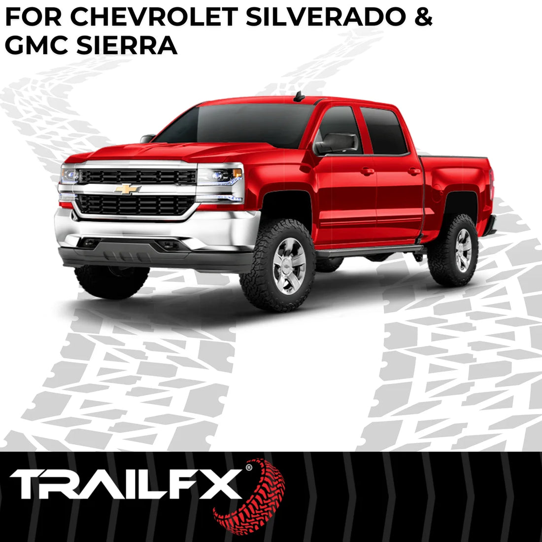 TrailFX With Welded End Caps/ Hardware And Brackets AL6002B - Side View