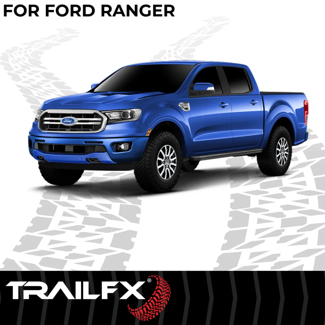 TrailFX With Welded End Caps/ Hardware And Brackets AL6009B - Side View