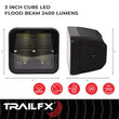 Load image into Gallery viewer, TrailFX With Wiring Harness/ Bottom Mounting Hardware 2X2CFBKPR - Side View