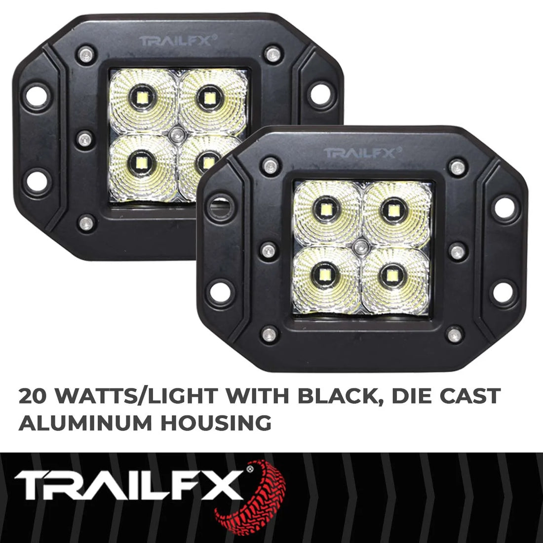 TrailFX With Wiring Harness/ Bottom Mounting Hardware 2X2CFFMPR - Installation View