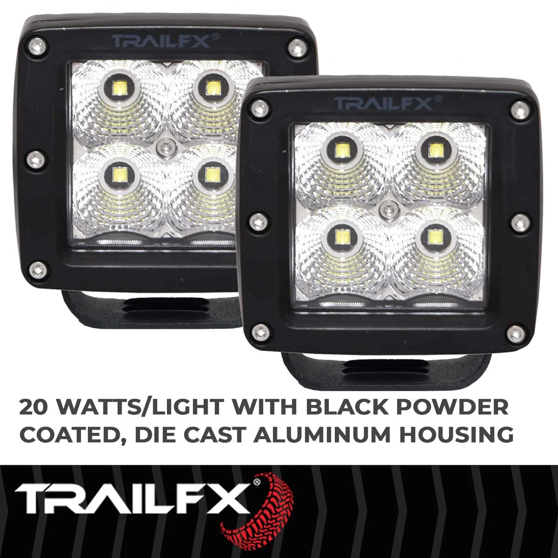 TrailFX With Wiring Harness/ Bottom Mounting Hardware 2X2CFPR - Installation View