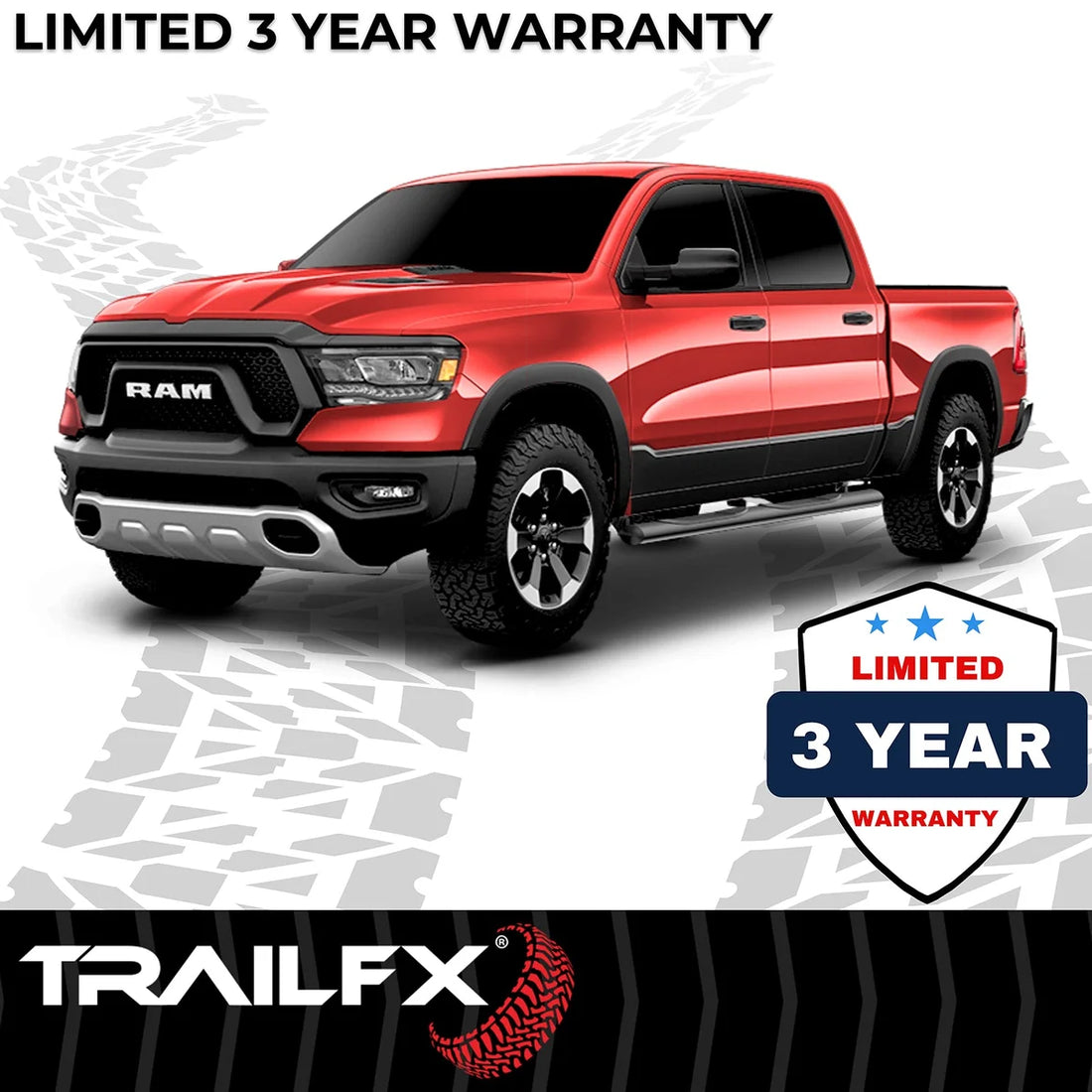 TrailFX Without End Caps A1551B - Side View