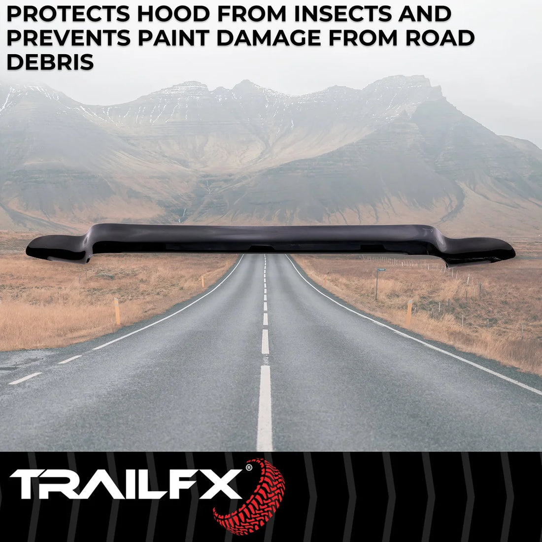 TrailFX Wrap-Around Smoke Acrylic 5727H - Back View