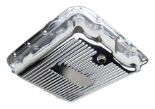 Load image into Gallery viewer, Trans-Dapt Performance 700R4/4L60E- CHROME Transmission Pan; Stock Capacity; Stock Depth; FINNED Bottom - Main Product View