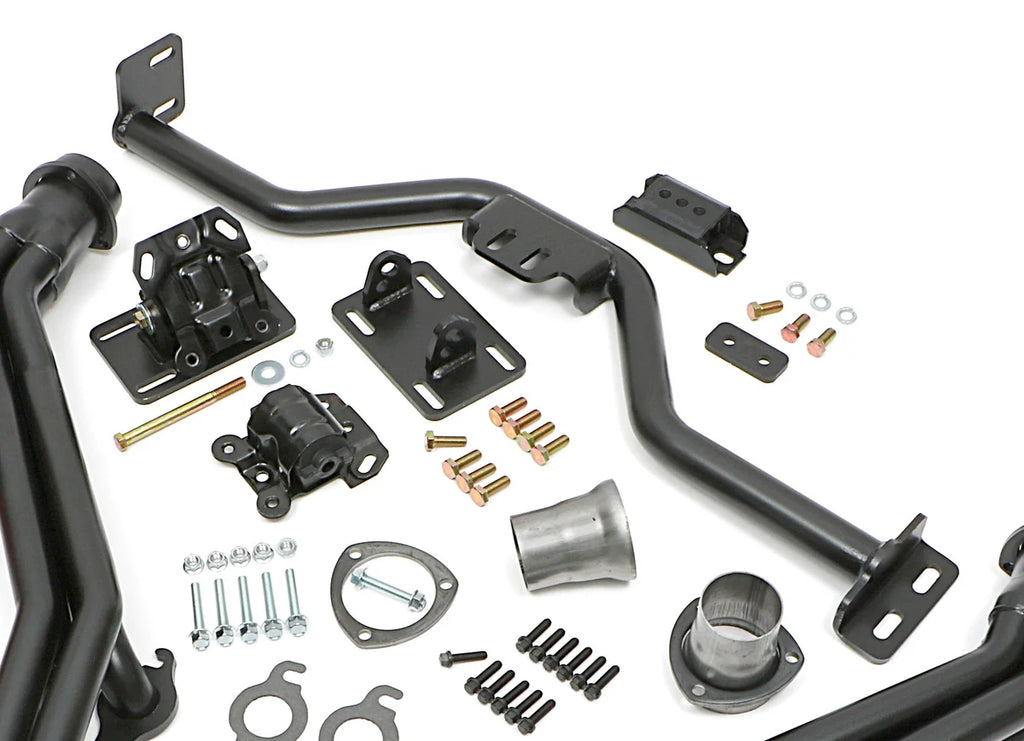 Trans-Dapt Performance Engine Swap In A Box Kit; LS (only); Long Tube Headers-Uncoated fits 1982-2004 Chevrolet / GMC / Is...