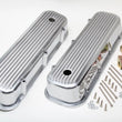 Load image into Gallery viewer, Trans-Dapt Performance Finned Aluminum Valve Covers With Hole; 1965-95 fits Chevrolet 396-502 V8S - Main Product View