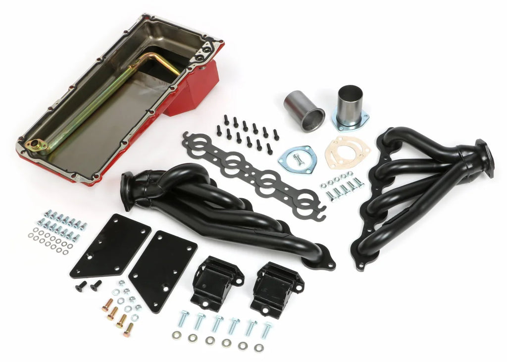 Trans-Dapt Performance LS SWAP IN A BOX KIT-BLACK HEADERS fits Chevrolet S10 - Main Product View