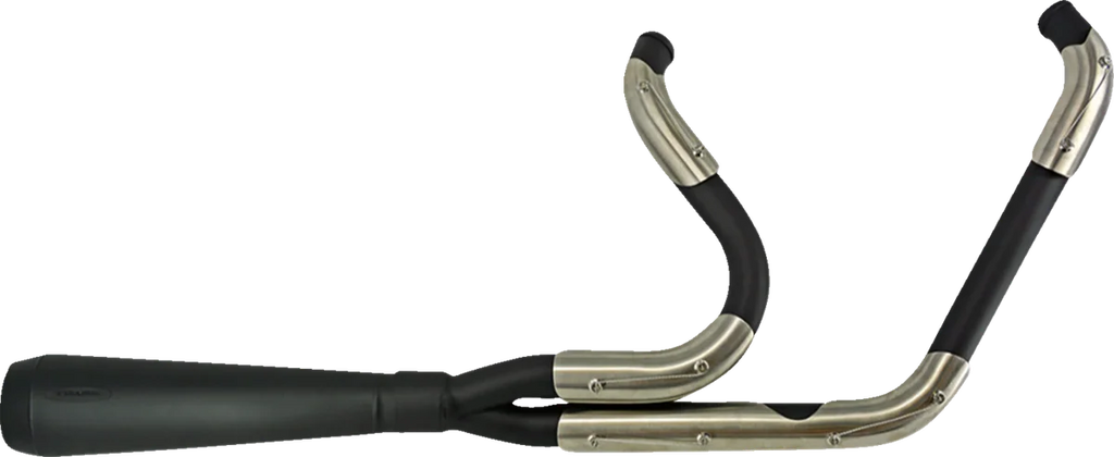 Trask 2-into-1 Assault Exhaust System - Black Ceramic - with Bags - Main Product View